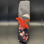 Black Totebag with red butterfly