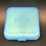 Blue Plastic Pill Box