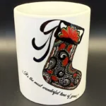 Ceramic Mug 15oz -Christmas Stocking