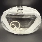 Portable clear mini zipper case