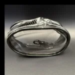 Portable clear mini zipper case (black)