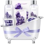 Gift Set for Women Body & Earth Gifts Set Lavender Gift Baskets